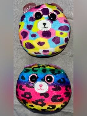 Ty Squish-a-Boos Mini Dotty & Giselle - EXCELLENT CONDITION